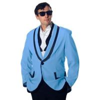 Rock 'n Roll Jacket Light Blue-XXXL | 35% korting