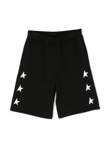 Golden Goose Kids short ample à logo imprimé - Noir