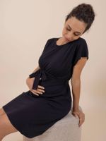 Zwangerschapsnachthemd Adina ENVIE DE FRAISE zwart