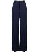 Stella McCartney pantalon de tailleur à coupe droite - Bleu - thumbnail