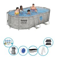 Bestway Zwembad Power Steel Swim Vista - Zwembad Deal - 427x250x100 cm