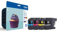 Brother inktcartridge, 600 pagina&apos;s, OEM LC-123VALBPDR, 4 kleuren