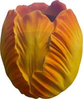 Toulon burning flame vase ass p/1 11x11x12 cm nm - Hortus