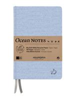 Notitieboek aurora ocean a5 192blz lijn 80gr blauw | 4 stuks