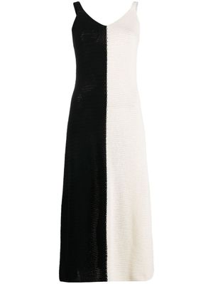 ZIMMERMANN robe en crochet à design colour block - Noir