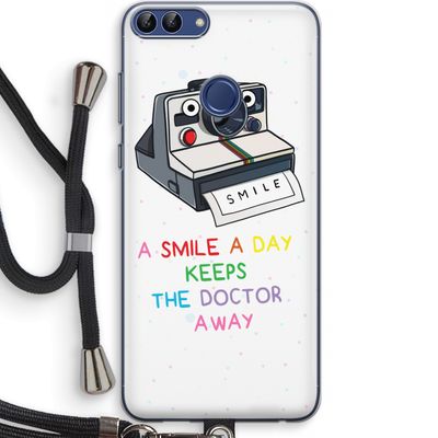 Smile: Huawei P Smart (2018) Transparant Hoesje met koord