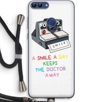 Smile: Huawei P Smart (2018) Transparant Hoesje met koord
