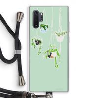 Hang In There: Samsung Galaxy Note 10 Plus Transparant Hoesje met koord