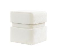 Light & Living Hocker 'Piazza' Velvet, kleur Beige