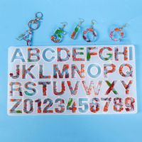 Epoxy Starterspakket Sleutelhanger Set - Alfabet - thumbnail