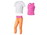 CRIVIT Kinder sportset (oranje/wit/roze, 98/104)
