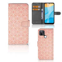 OPPO A15 Telefoon Hoesje Pattern Orange - thumbnail