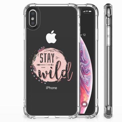 Apple iPhone Xs Max Stevig | Bumper Hoesje | Boho Stay Wild Apple iPhone Xs Max Stevig | Bumper Hoesje | Boho Stay Wild