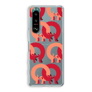 Dogs: Sony Xperia 5 III Transparant Hoesje