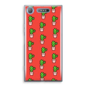 Mini cactus: Sony Xperia XZ1 Transparant Hoesje