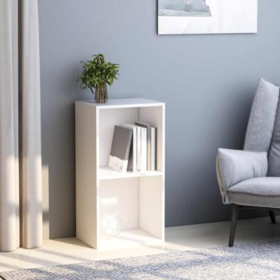 Boekenkast 40x30x76,5 cm bewerkt hout wit