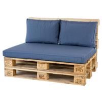 Madison Palletkussen Lounge Panama Safier Blauw - 120 x 80cm