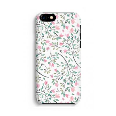 Sierlijke bloemen: iPhone 8 Volledig Geprint Hoesje