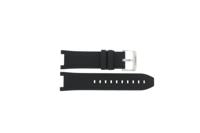 Horlogeband Tissot T1414171701100B / T603048650 Silicoon Zwart 24mm