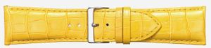 Horlogeband Poletto 454S.13.24 Leder Geel 24mm