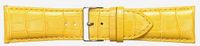 Horlogeband Poletto 454S.13.24 Leder Geel 24mm