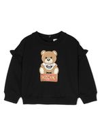 Moschino Kids sweat Leo Teddy - Noir - thumbnail