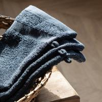 3-PACK Washandjes - Navy - Dekbed-Discounter.nl