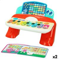 Interactieve piano voor baby´s Winfun 27 x 16 x 18 cm (2 Stuks)