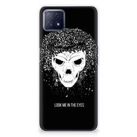 Silicone Back Case OPPO A53 5G | OPPO A73 5G Skull Hair