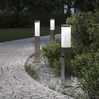 VidaXL Bolderverlichting met sensor 3 stuks 50 cm rvs ip44