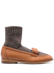 Ferragamo mocassins Viva à nœud Vara - Marron