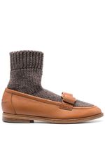 Ferragamo mocassins Viva à nœud Vara - Marron