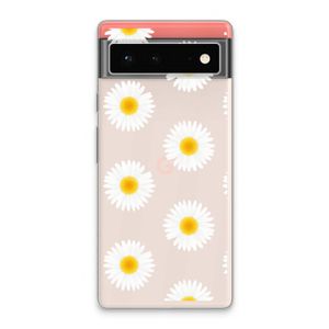 Margrietjes: Google Pixel 6 Transparant Hoesje
