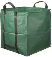 Tuinafvalzak vierkant 252L groen