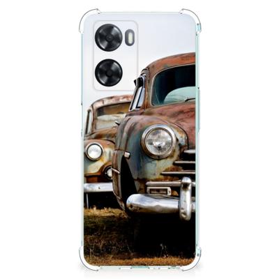OPPO A57 | A57s | A77 4G Anti-shock Hoesje met foto Vintage Auto OPPO A57 | A57s | A77 4G Anti-shock Hoesje met foto Vintage Auto