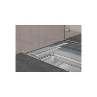 Aco ShowerDrain E+ RVS douchegoot standaard m. vloerflens en vloeistofdicht membraan 900mm (excl. rooster) m. in hoogte instelbare montagevoe 90107702 - thumbnail