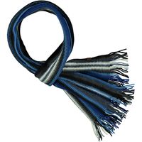 Sarlini Gebreide Langwerpige Unisex Sjaal Multi Blauw