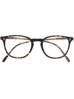 Oliver Peoples lunettes de vue à effet écailles de tortue - Marron