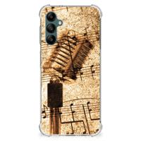 Samsung Galaxy A14 5G/4G Anti-shock Hoesje met foto Bladmuziek