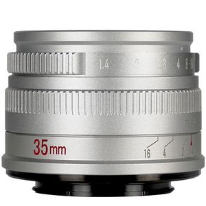 7artisans 35mm F/1.4 Sony E zilver