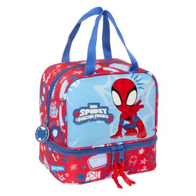 Lunchtrommel Spider-Man Rescue Blauw Rood 20 x 20 x 15 cm