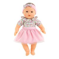 Corolle grote babypop met bloemetjes, 36cm