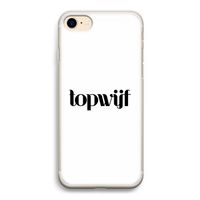 Topwijf Wit: iPhone 7 Transparant Hoesje