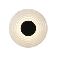Searchlight WandlampCleo zwart en helder glas - 32210CL