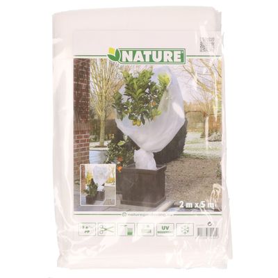 4x stuks plantenhoes/winterafdekvlies wit 2x5 meter anti-vorst bescherming