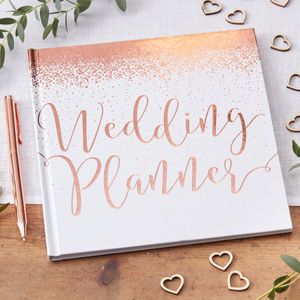 Ginger Ray BB-306 Beautiful Botanics Weddingplanner Rose Goud