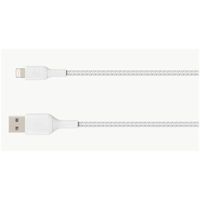 Belkin BOOST Braided A-LTG 3M Oplader Wit
