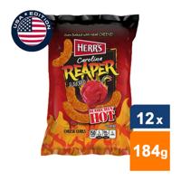 Herr's - Carolina Reaper Cheese Curls - 12x 184g