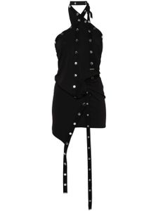 The Attico studded mini dress - Noir