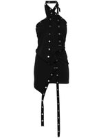 The Attico studded mini dress - Noir - thumbnail